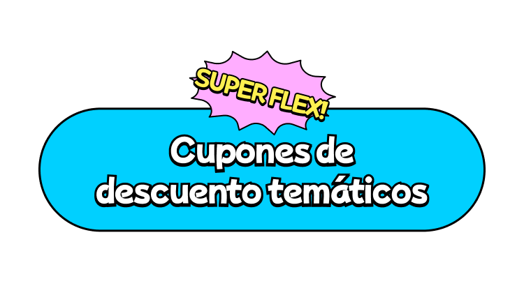 SUPER FLEX! Themed Discount Coupons